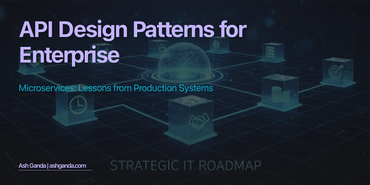 API Design Patterns for Enterprise Microservices: Lessons from Production Systems