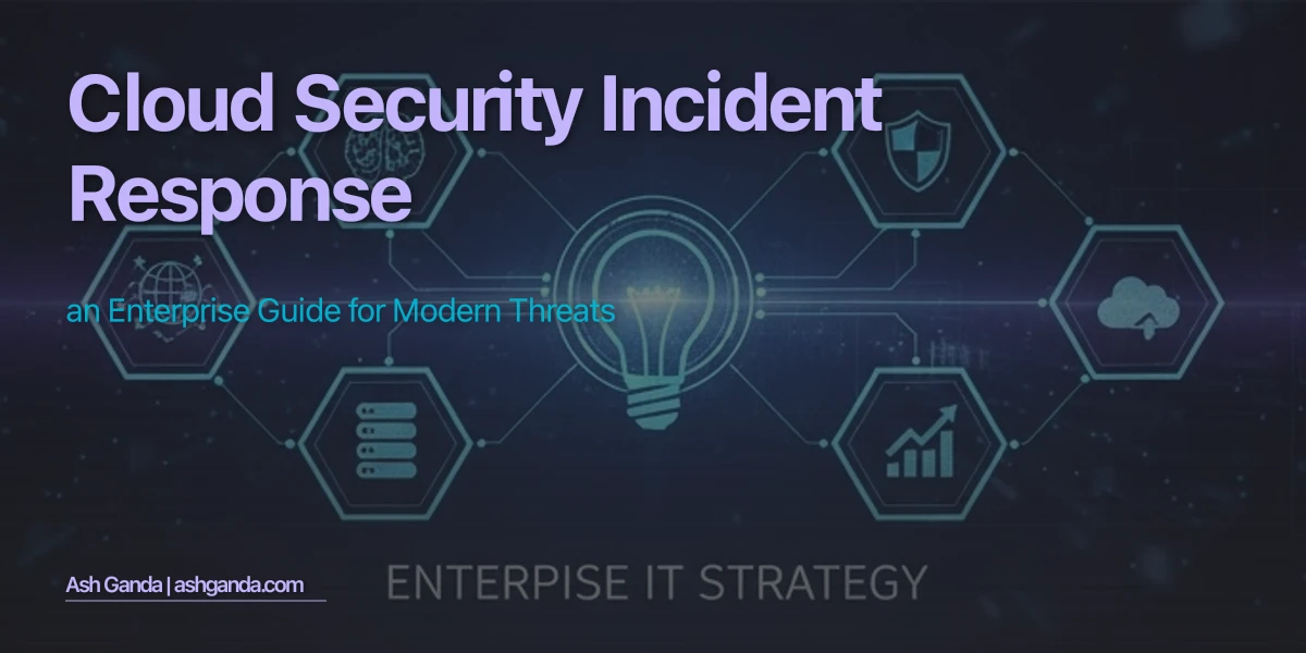 Cloud Security Incident Response: An Enterprise Guide for Modern Threats