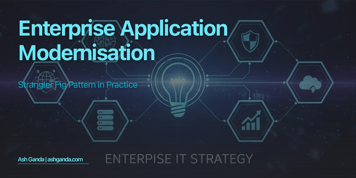Enterprise Application Modernisation: Strangler Fig Pattern in Practice