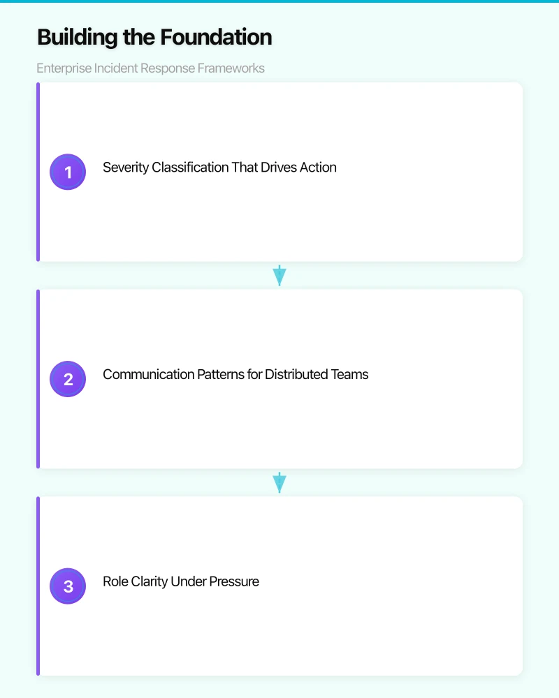 Building the Foundation: Enterprise Incident Response Frameworks Infographic