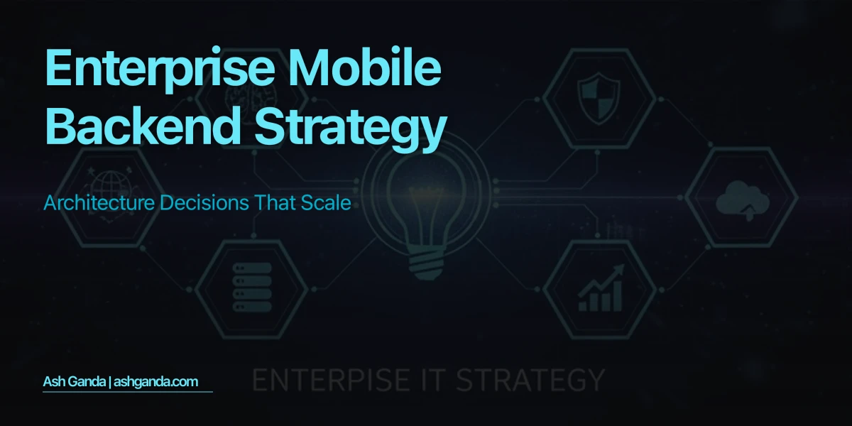 Enterprise Mobile Backend Strategy: Architecture Decisions That Scale