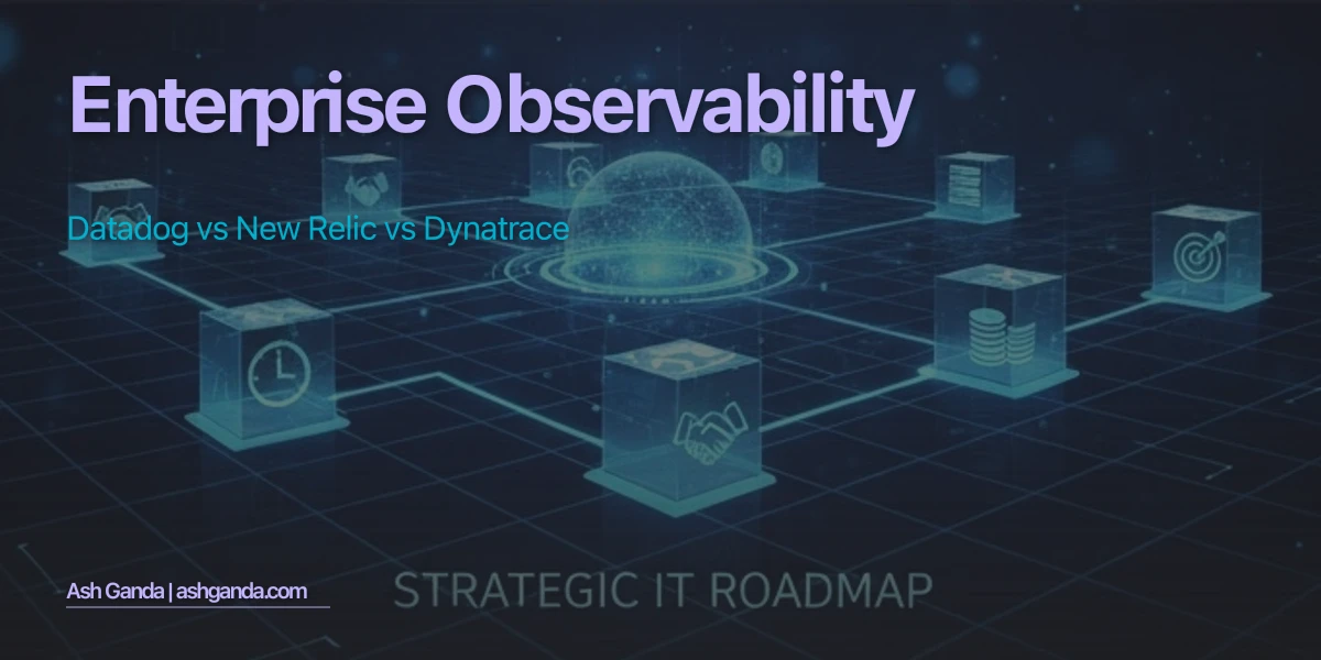 Enterprise Observability: Datadog vs New Relic vs Dynatrace