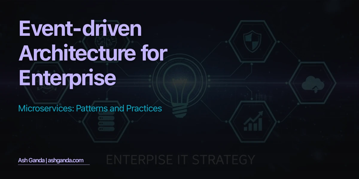 Event-Driven Architecture for Enterprise Microservices: Patterns and Practices