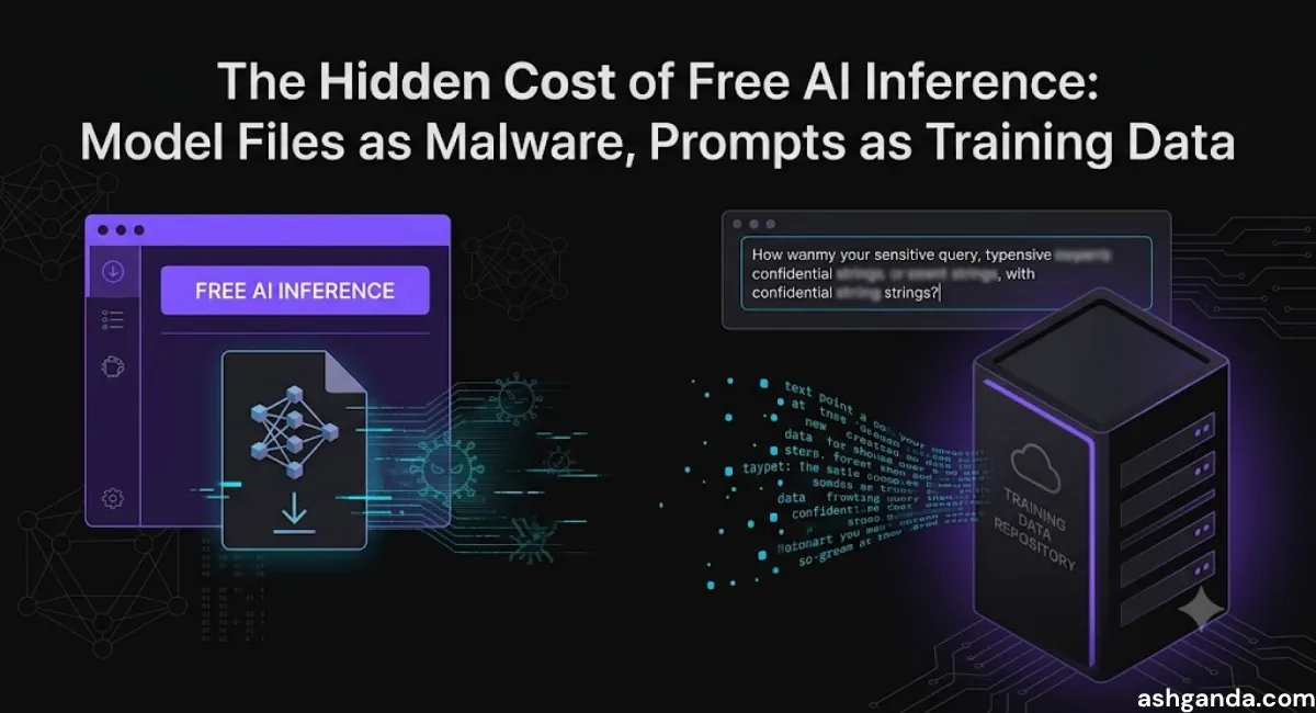 The Hidden Cost of Free AI Inference: Model Files as Malware, Prompts as Training Data