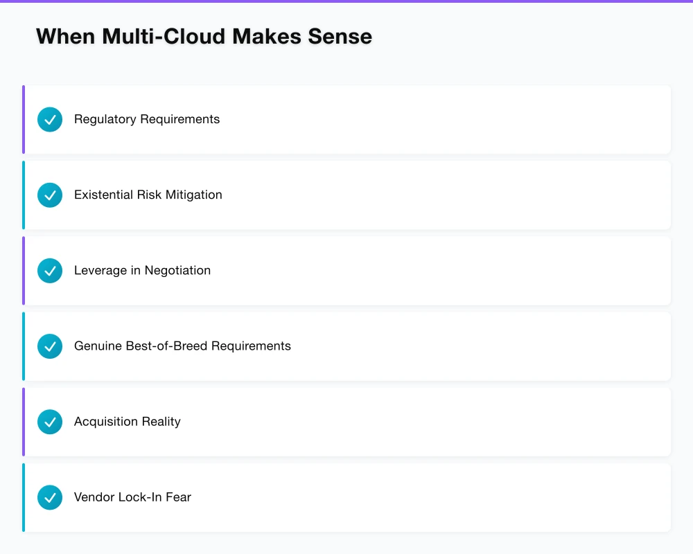 When Multi-Cloud Makes Sense Infographic