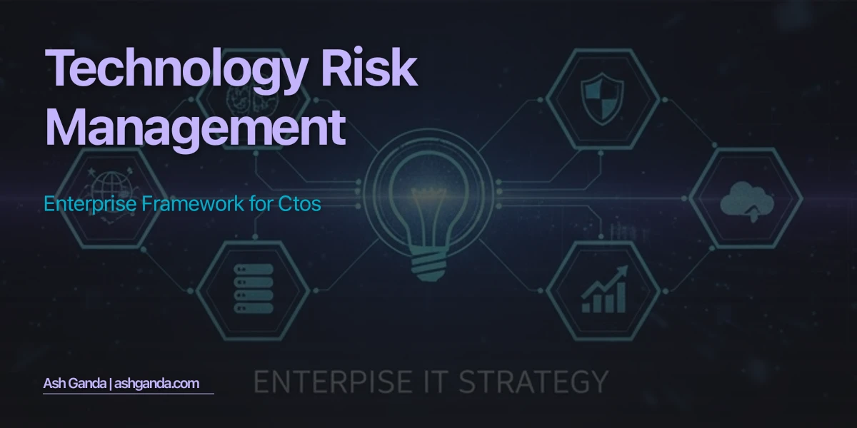 Technology Risk Management: Enterprise Framework for CTOs